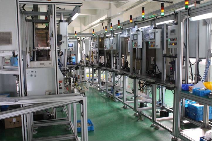 Starting motor electromagnetic switch production line