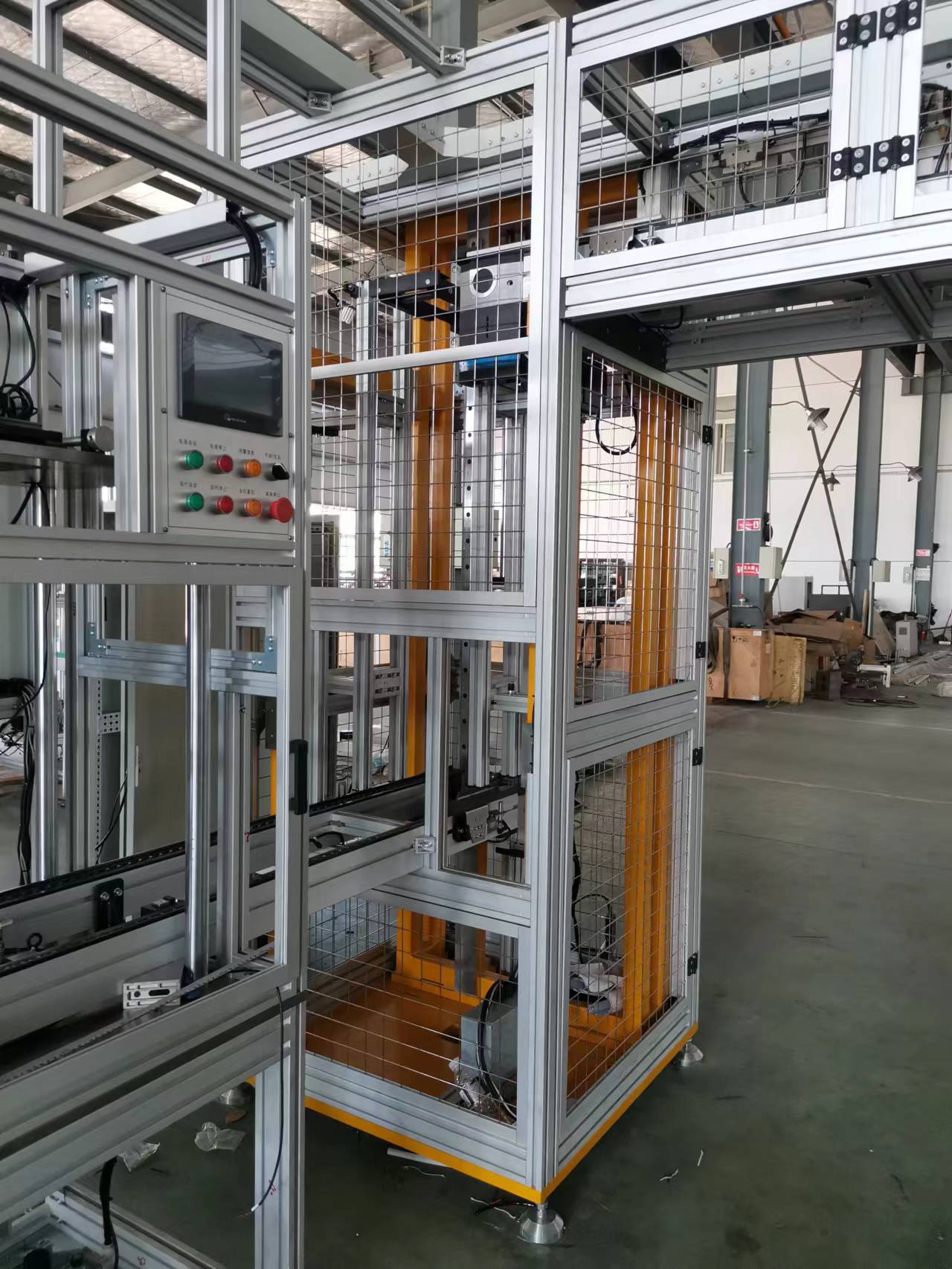 Gantry circulation conveyor line